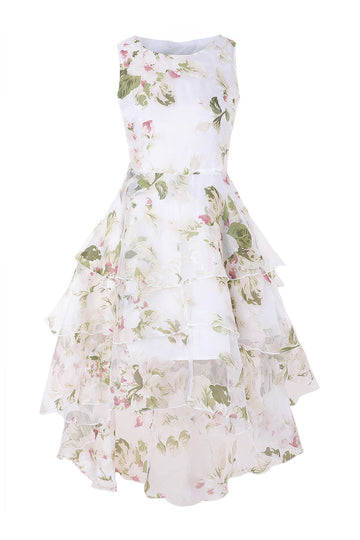 1950s Vestido Vintage Estampado